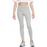 Nike Women's Sportswear Classic High-Waisted 7/8 Leggings - Dark Grey Heather/Sail