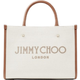 S bag Jimmy Choo Avenue S Dead Tote Bag - Natural/Taupe/Dark Brown/Light Gold