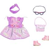 Cheap Baby Doll Accessories Dolls & Doll Houses Baby Born Birthday Outfit 43cm