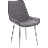 Furniturebox Pesaro Grey Kitchen Chair 88cm 2pcs