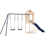 Slide - Swings Playground vidaXL Outdoor Play Set Solid Pine