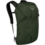 Women Hiking Backpacks Osprey Farpoint Fairview Travel Daypack - Gopher Green