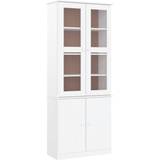 VidaXL Furniture vidaXL Alta White Storage Cabinet 77x186.5cm