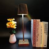 XYLFLY Nordic Wrought Iron High Legs Bronze Table Lamp