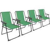 Green Patio Chairs Garden & Outdoor Furniture Harbour Housewares Folding Deck Chair