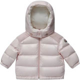 Down jackets - Removable Hood Moncler Girl's Doudoune Valya Down Jacket - Rose Clair