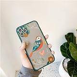 Wsdsm Flower Birds Phone Case for iPhone 12 Pro