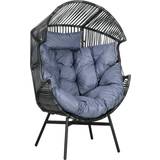 Synthetic Rattan Patio Chairs Garden & Outdoor Furniture OutSunny Rattan Leisure