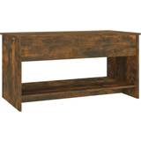 vidaXL Engineered Wood Smoked Oak Coffee Table 50x102cm