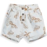 Shorts - Viscose Trousers Mamas & Papas Baby Jungle Linen Shorts - Beige