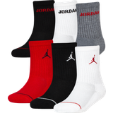 Nike Socks Children's Clothing Nike Big Kid's Jordan Legend Crew Socks 6-pack - Gym Red (BJ0343-RK2)