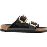 Patent Leather Slippers & Sandals Birkenstock Arizona Big Buckle Natural Leather Patent - High Shine Black