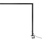 Ivy Bronx Metal LED Clamp Black Table Lamp 120cm