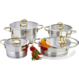 Evimsaray Elit Cookware Set with lid 8 Parts