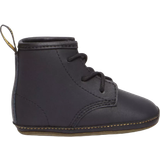 First Steps Children's Shoes Dr. Martens Newborn 1460 Auburn Leather Booties - Black