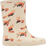 Lined Wellingtons Children's Shoes Hunter Kid's First Classic Wellington Boots - White Pandas