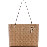 Guess Handbags Guess Noelle 4g Logo Shopper - Multi Beige