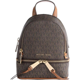 Cotton Backpacks Michael Kors Rhea Mini Logo Backpack - Brown