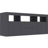 vidaXL Chipboard Grey TV Bench 120x50cm
