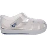 Igor Toddler's Clear Star Sandals - White