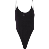 Cotton Bodysuits Nike Sportswear Chill Knit Women's Tight Cami Bodysuit - Black/Sail