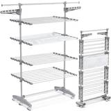 Plastic Drying Racks Vounot 4 Tier Clothes Airer Large