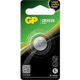 Batteries - Button Cell Batteries - Silver Batteries & Chargers GP Batteries CR1616
