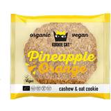 Kookie Cat Bio Pineapple and Orange Cookie 50g 1pack
