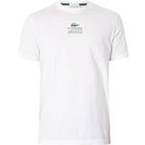 Lacoste Women T-shirts Lacoste Regular Fit Cotton Jersey Branded T-shirt - White