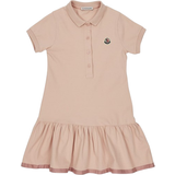 Everyday Dresses - Short Sleeves Moncler Girl's Logo Patch Polo Dress - Pink