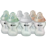Tommee Tippee Closer to Nature Baby Bottles Slow-Flow Breast-Like Teat with Anti-Colic Valve 6-pack 260ml