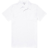 L - Men Polo Shirts Sunspel Riviera Polo Shirt - White
