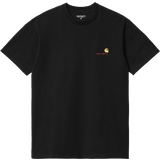 Organic - Organic Fabric Tops Carhartt S/S American Script T-shirt - Black