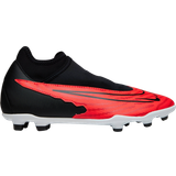 Faux Leather Football Shoes Nike Phantom GX Club DF MG Ready Pack M - Bright Crimson/White/University Red/Black