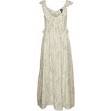 Polyamide Dresses Vero Moda Josie Long Dress - Grey/Birch