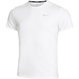 Breathable T-shirts Nike Men's Miler Dri-FIT UV Short-Sleeve Running Top - White