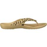 47 ½ Flip-Flops Crocs Kadee II Flip - Leopard Gold