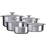Le Creuset Signature Stainless Steel Cookware Set with lid 5 Parts
