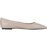 47 ½ Ballerinas Tommy Hilfiger Essential Leather Pointed Toe - Smooth Taupe
