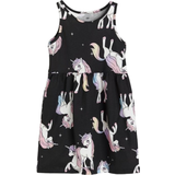 H&M Patterned Dress - Black/Unicorns (1157735045)