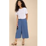 Joggers - Linen Trousers & Shorts White Stuff Lisette Culotte In Blue