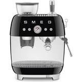 Smeg Integrated Milk Frother Espresso Machines Smeg 50's Style EGF03BL