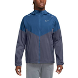 Nike Blue - Men Jackets Nike Men's Windrunner Repel Running Jacket - Court Blue/Thunder Blue/Reflective Silver