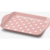 Pink Serving Trays Zeal Melamine Dotty Mini Rose Serving Tray