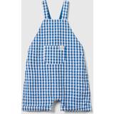 Checkered Jumpsuits Benetton Vichy Dungarees In Pure 12-18, Blue, Kids