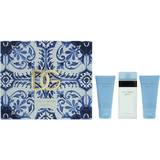 Women Gift Boxes Dolce & Gabbana Light Blue Gift Set EdT 50ml + Body Lotion 50ml + Shower Gel 50ml