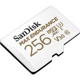 SanDisk 256 GB - microSDXC Memory Cards SanDisk Max Endurance microSDXC Class 10 UHS-I U3 V30 100/40MB/s 256GB +SD adapter