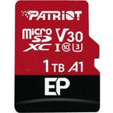 Patriot Memory Cards & USB Flash Drives Patriot EP Series MicroSDXC Class 10 UHS-I U3 V30 A1 100/80MB/s 1TB +SD Adapter