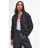 Bomber Jackets - Women Barbour International Alicia Quilted Bomber Jacket, Black