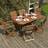 Rowlinson Plumley Dining Set, 1 Table inkcl. 6 Chairs